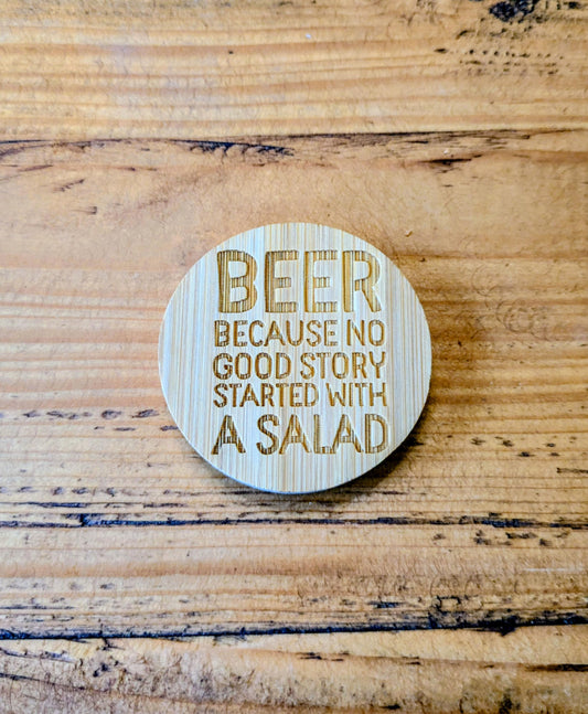 Personalised Wooden Magnetic Bottle Opener