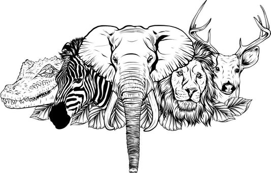 Personalised Animal Bamboo Cutting Board Gift - Engraved Rustic Kitchen Essential