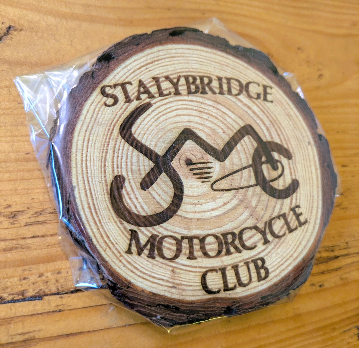 Rustic Log Drink Coaster