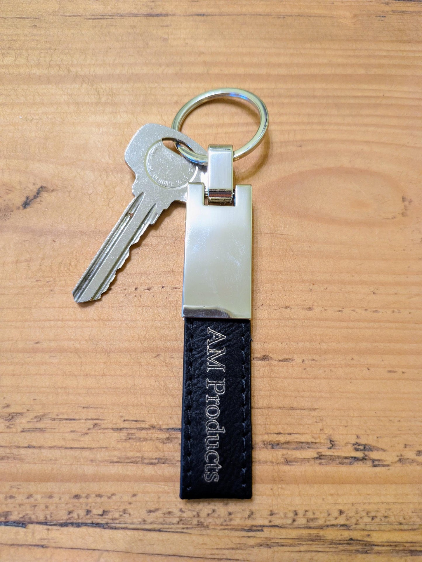 Personalised Leather Keyring