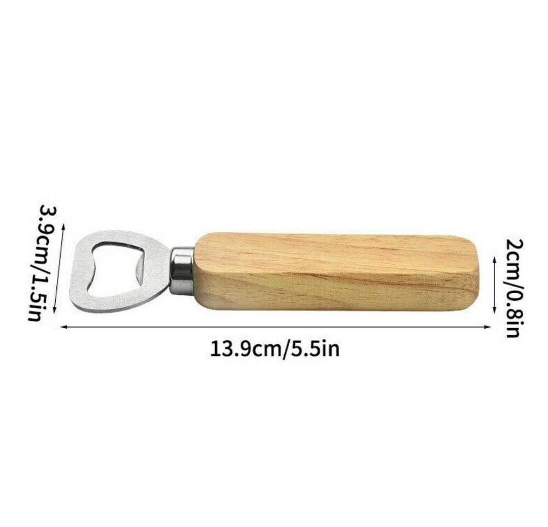 Custom Engraved Wooden Bottle Opener