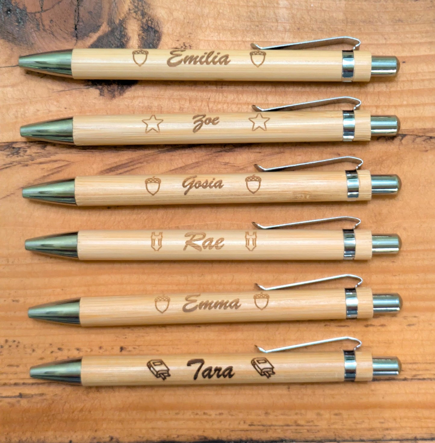 Laser Engraved Wooden Pen