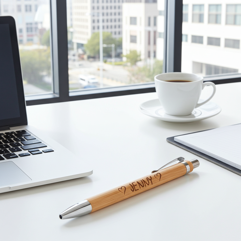 Laser Engraved Wooden Pen