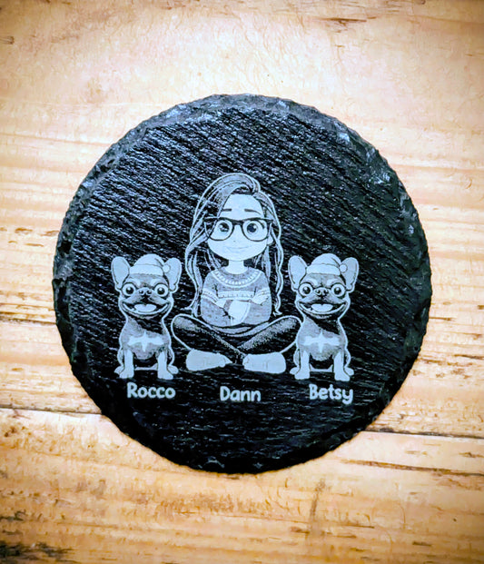 Custom Slate Coaster