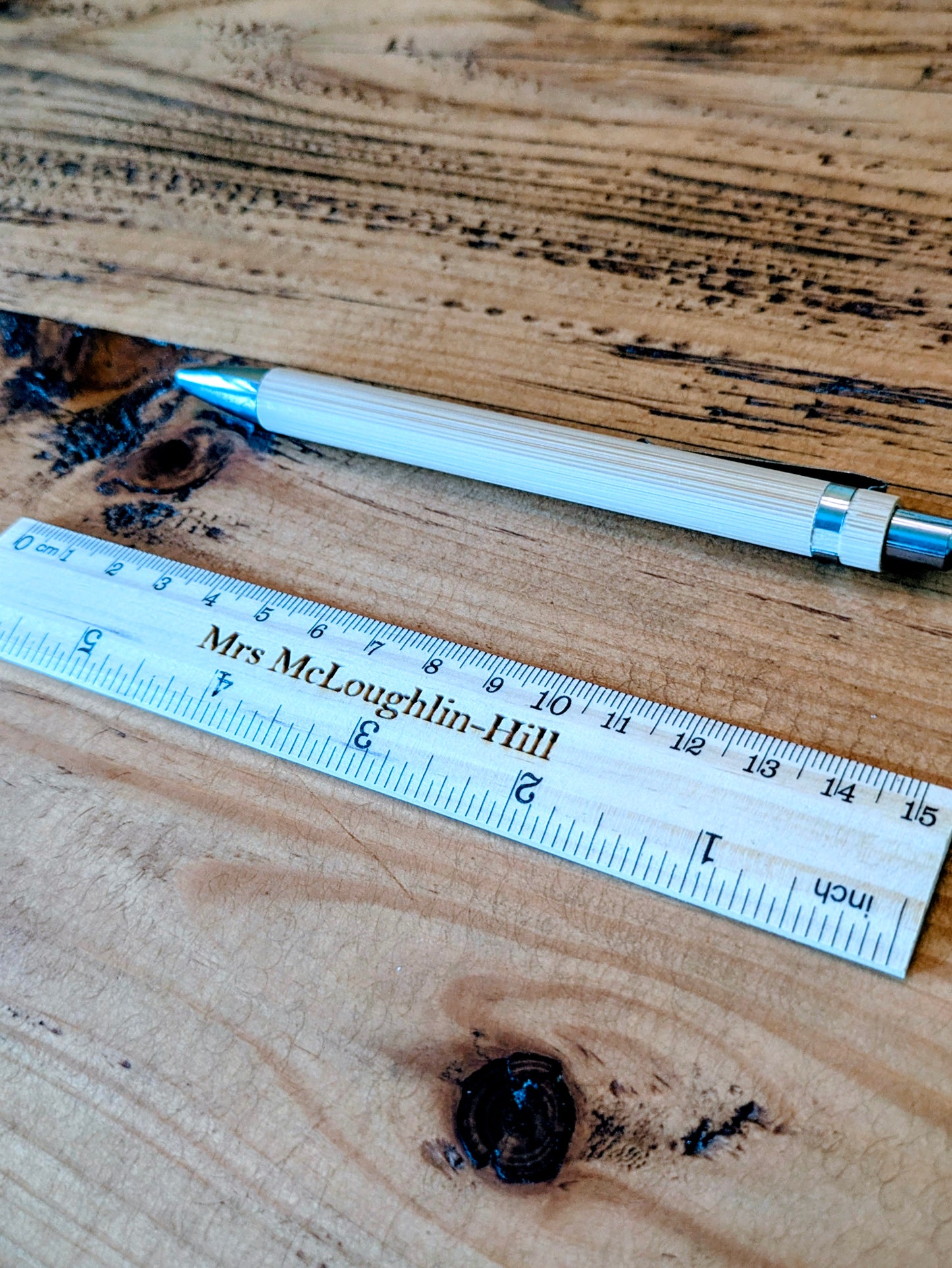 Personalised Eco-Friendly Pen & Ruler Set