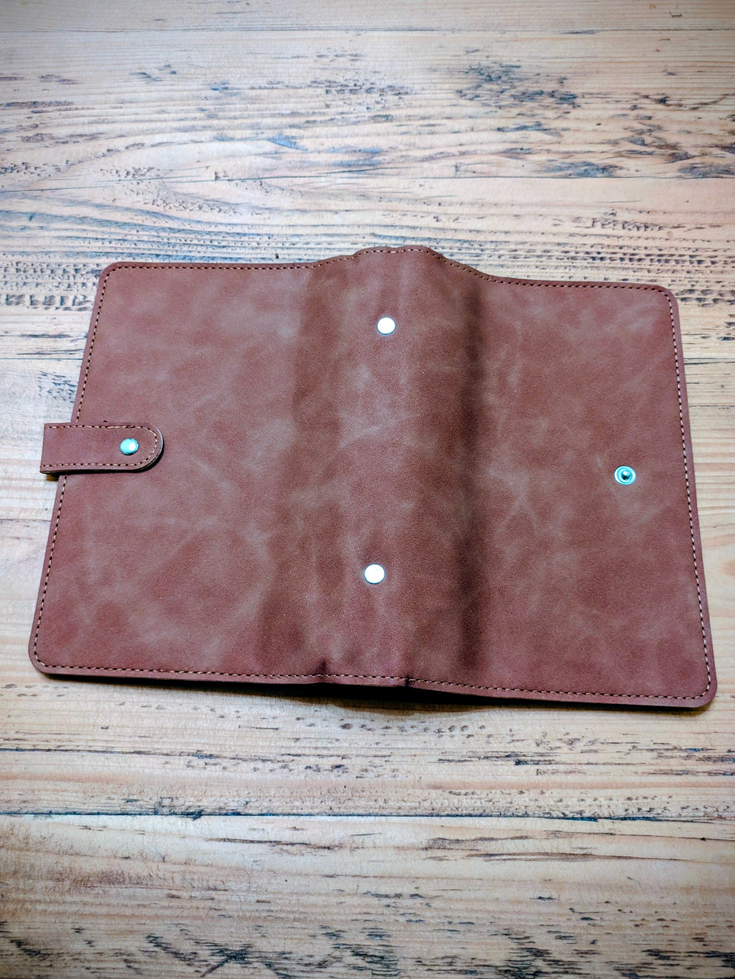 Personalised A5 Reusable Faux Leather Ring Binder Planner