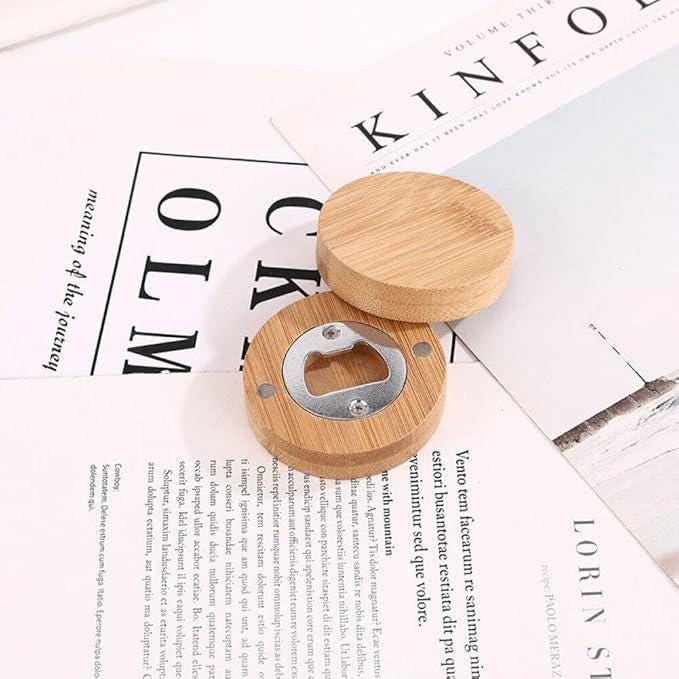 Personalised Wooden Magnetic Bottle Opener