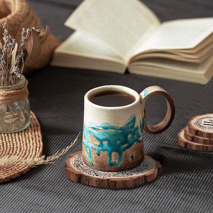 Rustic Log Drink Coaster