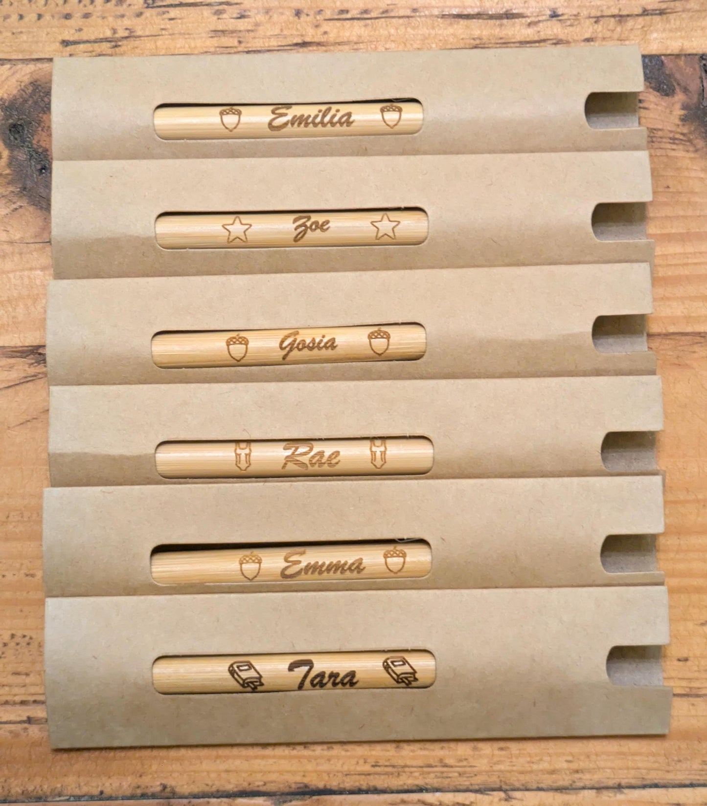 Laser Engraved Wooden Pen